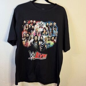 WWE 2018 "I Was There" T-Shirt Size‎ XL Featuring Roman Reigns, John Cena